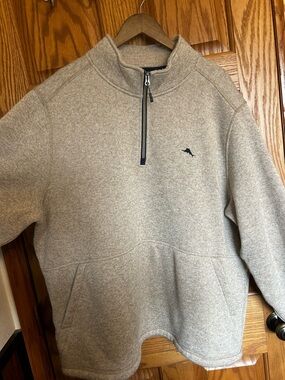 Tommy Bahama Men's fleece Quarter-Zip Pullover XXL